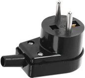 Akcesoria do monitoringu - Wtyczka kątowa 220-05 16A 250V IP20 CZARNA VIPLAST 220-05  -  - 38 sklepów w całej Polsce - miniaturka - grafika 1