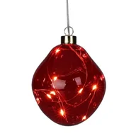 Bombki - Bombka CHRISTMAS DECORATION Kropla 10 cm Czerwony - miniaturka - grafika 1