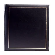 Albumy fotograficzne - Album Na Zdjęcia Wklejane Vinyl Black 100 Stron - miniaturka - grafika 1
