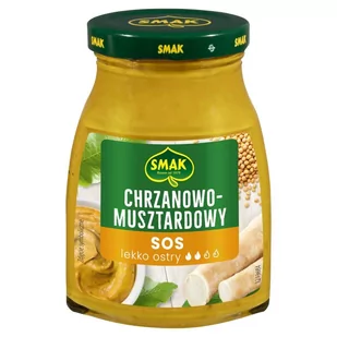 Smak Chrzanowo-musztardowy sos lekko ostry 175 g - Majonezy i dressingi - miniaturka - grafika 1