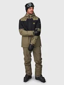 Kurtki narciarskie - Brunotti Kurtka narciarska "Stores" w kolorze oliwkowo-czarnym - miniaturka - grafika 1