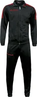 Dresy męskie - Givova Dres treningowy bluza + spodnie Tuta Revolution czarno-czerwony TR033 1012 L - miniaturka - grafika 1