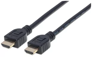 Manhattan Kabel Kabel monitorowy HDMI/HDMI V2.0 M/M Ethernet 2m czarny - Kable - miniaturka - grafika 4