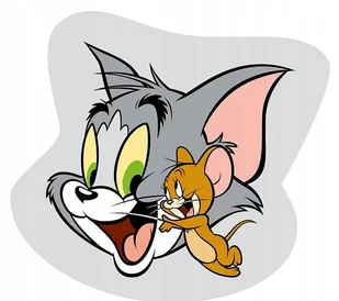 poduszka kształtka dekoracyjna Tom I Jerry - Poszewki na poduszki - miniaturka - grafika 1