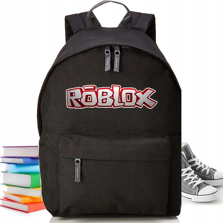 Plecak Czarny Do Szkoły Na Wycieczkę ROBLOX Wysoka Jakość Mix Wzorów
