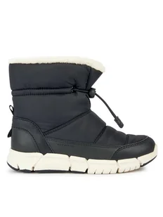 Geox Śniegowce J Flexyper Girl B Ab J36APB 0FUME C9999 S Czarny - Buty dla dziewczynek - miniaturka - grafika 1