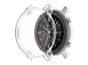 Alogy Silikonowe etui ochronne obudowa TPU do Amazfit GTR 47mm Przezroczyste 9473X10 - Akcesoria do smartwatchy - miniaturka - grafika 1