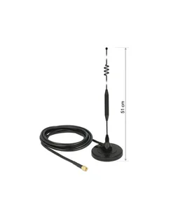 Antena Delock LTE SMA 6,0dBi (12429) - Pozostałe akcesoria sieciowe - miniaturka - grafika 1