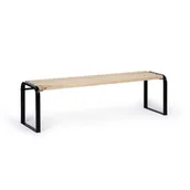 Wyposażenie miejsc publicznych - Ławka na zewnątrz CORSO, 1580 mm - miniaturka - grafika 1