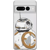 Etui i futerały do telefonów - Etui BB 8 009 Star Wars Nadruk częściowy Przeźroczysty Producent: Google, Model: PIXEL 7 PRO - miniaturka - grafika 1