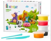 Zabawki kreatywne - Hey Clay - Zestaw Zwierzęta - TM Toys - miniaturka - grafika 1
