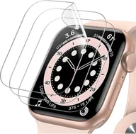 Akcesoria do smartwatchy - 2x Folia ochronna TPU Apple Watch Series 4 i 5 z osłoną ekranu 40 mm Zakrzywiona przezroczysta - miniaturka - grafika 1