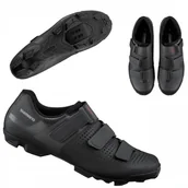 Buty rowerowe - Shimano, Buty sportowe, SHIMANO MTB XC1 SH, XC100 czarne, rozmiar 45 - miniaturka - grafika 1