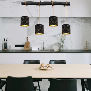 Lampa wisząca Clarke, 4-punktowa - Lampy sufitowe - miniaturka - grafika 1