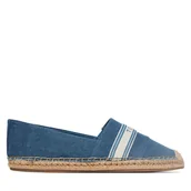 Espadryle damskie - Espadryle Tommy Hilfiger Hilfiger Webbing Espadrille FW0FW09334 Niebieski - miniaturka - grafika 1