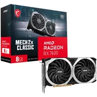 Karty graficzne - MSI Radeon RX 7600 MECH 2X CLASSIC OC 8G GDDR6 - miniaturka - grafika 1