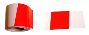 Taśma ostrzegawcza biało-czerwona, 100 mb - Akcesoria grzewcze - miniaturka - grafika 1