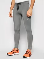 Spodnie sportowe męskie - Nike Legginsy Challenger CZ8830 Szary Tight Fit - miniaturka - grafika 1