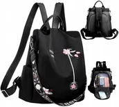 Plecaki - Plecak damski miejski sportowy pojemny modny - miniaturka - grafika 1