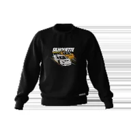 Odzież do sportów motorowych - Czarna bluza Lamborghini Silhouette Huracan GT-XL - miniaturka - grafika 1