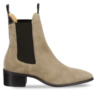 Botki damskie - Sztyblety Gant 31553093 Beżowy - miniaturka - grafika 1