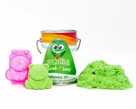 Zabawki kreatywne - Ultra Piasek 150g zielony + foremka Panda - EPEE - miniaturka - grafika 1