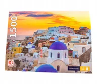 Puzzle - PUZZLE 1500el. Wyspa Santorini GRECJA - miniaturka - grafika 1
