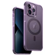 Etui i futerały do telefonów - UNIQ etui Combat iPhone 14 Pro Max 6,7" Magclick Charging purpurowy/fig purple - miniaturka - grafika 1