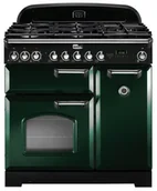 Kuchenki gazowo-elektryczne - Falcon Classic Deluxe 90 Zieleń chrom - miniaturka - grafika 1