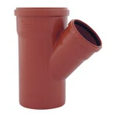 Łączniki, trójniki, kształtki - Trójnik 160 x 110 x 45 pomarańczowy - miniaturka - grafika 1