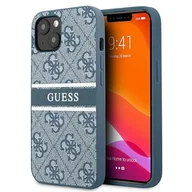 Etui i futerały do telefonów - Guess GUHCP13S4GDBL 13 mini 5,4" niebieski/blue hardcase 4G Stripe GUE001484-0 - miniaturka - grafika 1