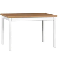 Stoły - Nowoczesny stół Max III w kolorze dąb grandson z białymi nogami – elegancja do jadalni - miniaturka - grafika 1