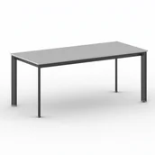 Stoły i stoliki do biura - B2B Partner Stół konferencyjny INVITATION 1800 x 800 x 740 mm, szary 499391 - miniaturka - grafika 1
