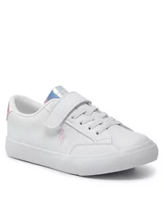 Buty dla dziewczynek - Polo Ralph Lauren Sneakersy Theron IV Ps RF103549 S Biały - grafika 1