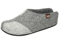 Kapcie damskie - Manitu Damskie kapcie 340056-09, szare, rozmiar 38, szary, 38 EU - miniaturka - grafika 1