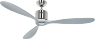 Wentylatory sufitowe - Energooszczędny wentylator sufitowy z pilotem Aeroplan Eco chrom / jasnoszary 132 cm - miniaturka - grafika 1