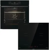 Zestawy AGD - Zestaw AGD do zabudowy Gorenje Piekarnik BO6735E05B + Płyta indukcyjna GI6401BCE - miniaturka - grafika 1