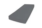 Prześcieradła - Prześcieradło jersey 210/220x190/200 grafitowe ciemne z gumką na wysoki materac 30 cm Jersey - miniaturka - grafika 1