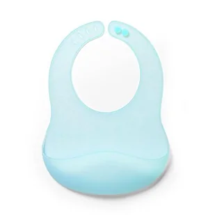 BabyOno Silikonowy śliniak ultracienki 1598/03 niebieski >> 0zł za wysyłkę przy zakupach od 149 zł << - Śliniaki i fartuszki - miniaturka - grafika 1