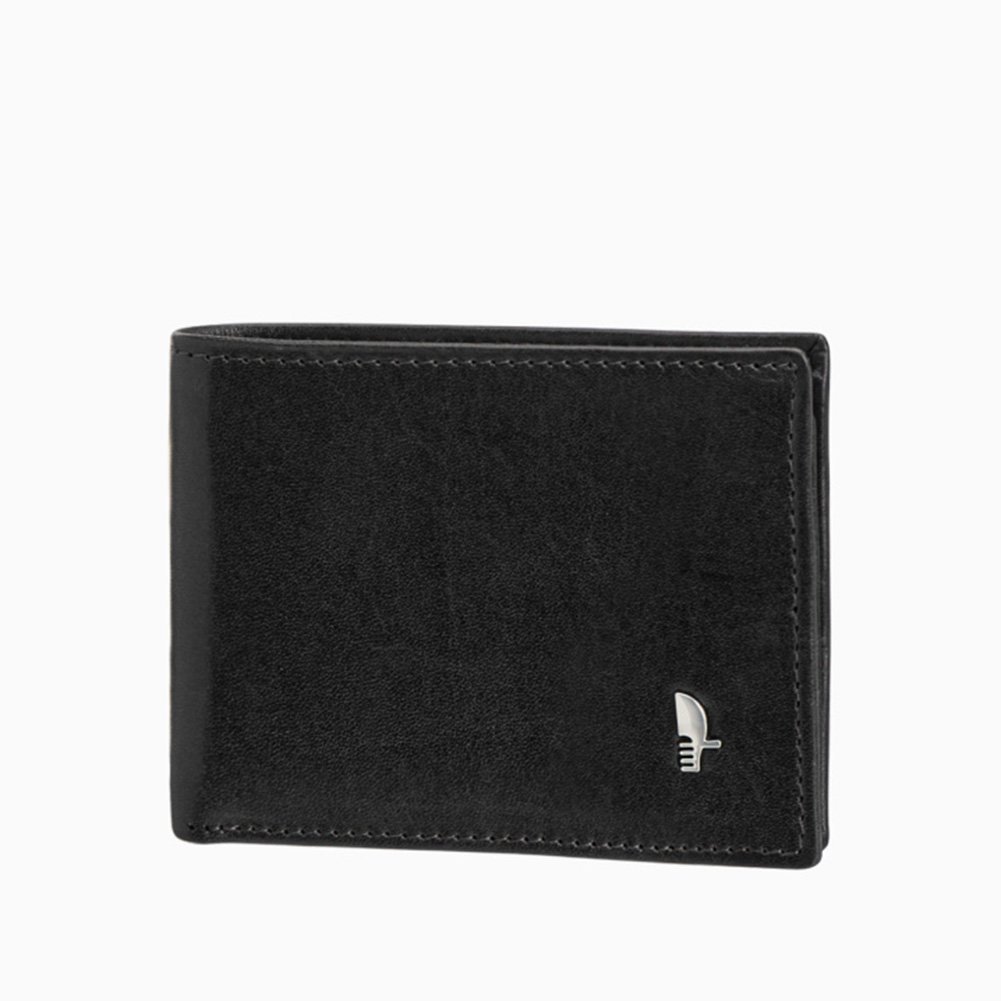 Portfel Męski Skórzany RFID Ze Skóry Naturalnej PUCCINI Czarny CR2308-1