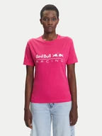 Koszulki i topy damskie - Pepe Jeans T-Shirt Red Bull Racing RL500004 Różowy Regular Fit - miniaturka - grafika 1