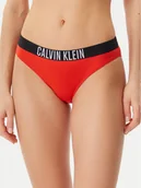 Stroje kąpielowe - Calvin Klein Swimwear Dół od bikini KW0KW02856 Czerwony - miniaturka - grafika 1