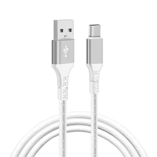 Wzmocniony kabel Ampere USB - USB typ-C - eXtremestyle® - 1 m - biały - Kable USB - miniaturka - grafika 1