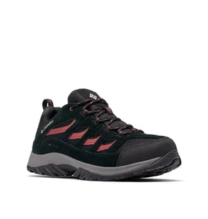 Columbia Męskie buty trekkingowe Crestwood wodoodporne z niskim stanem, Czarna przyprawa, 44.5 EU - Buty trekkingowe męskie - miniaturka - grafika 1