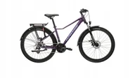 Rowery - Damski rower górski MTB KROSS LEA 2.0 EQ rozmiar L Fioletowy - miniaturka - grafika 1
