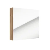 Szafki łazienkowe - Szafka lustrzana Salsa E60 60 x 60 x 15 cm 1D0S DSM dąb craft złoty+lustro - miniaturka - grafika 1