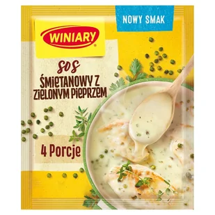 Winiary Sos śmietanowy z zielonym pieprzem 30 g - Sosy w torebkach - miniaturka - grafika 1