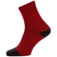 Skarpetki sportowe męskie - GORE C3 Dot Mid Socks red/black EU 38-40 - miniaturka - grafika 1