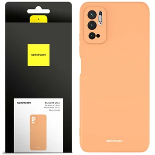 Spacecase Etui Silicone Case Poco M3 Pro/Note 10 5G orange - Etui i futerały do telefonów - miniaturka - grafika 1