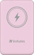 Powerbanki - Verbatim Charge 'n' Go 10000mAh Wireless Magnetic różowy - miniaturka - grafika 1